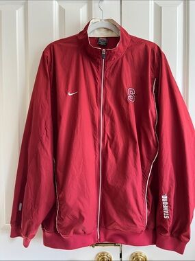 Nike Red Stanford Large Full-Zip Jacket